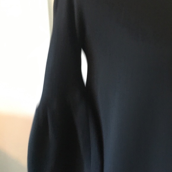 VINCE dress - merino wool, embellished,  jeweled collar - Picture 10 of 14